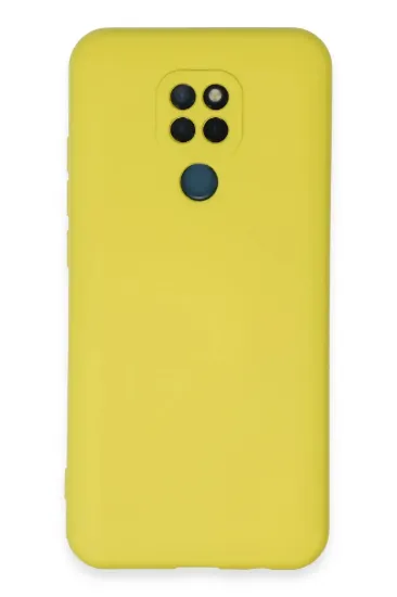 Newface General Mobile GM 20 Kılıf Nano içi Kadife Silikon - Sarı resmi