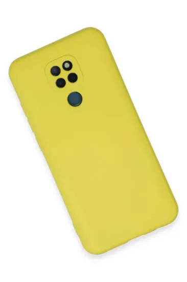 Newface General Mobile GM 20 Kılıf Nano içi Kadife Silikon - Sarı resmi