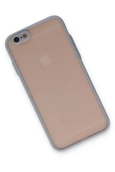 Newface iPhone 6 Kılıf Montreal Silikon Kapak - Gri resmi