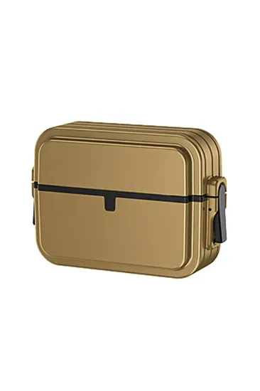Newface Airpods 3 (3.nesil) 404 Kilitli Kılıf - Gold resmi