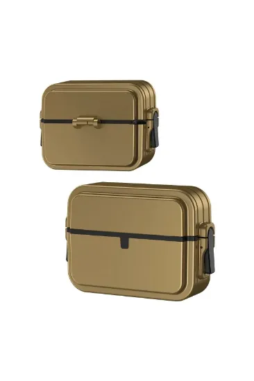 Newface Airpods 3 (3.nesil) 404 Kilitli Kılıf - Gold resmi