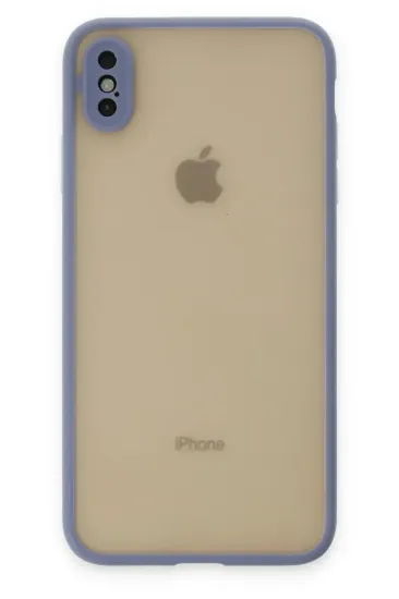Newface iPhone X Kılıf Montreal Silikon Kapak - Gri resmi