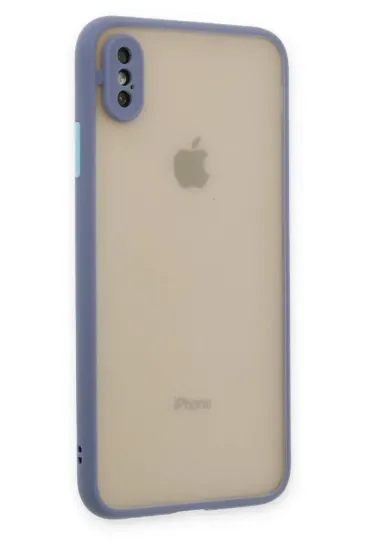 Newface iPhone X Kılıf Montreal Silikon Kapak - Gri resmi