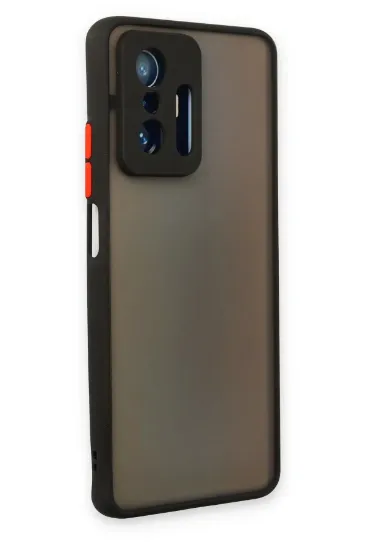 Newface Xiaomi Mi 11T Pro Kılıf Montreal Silikon Kapak - Siyah resmi