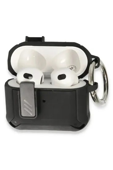 Newface Airpods Pro 2 (2.nesil) Truva Kılıf - Siyah resmi