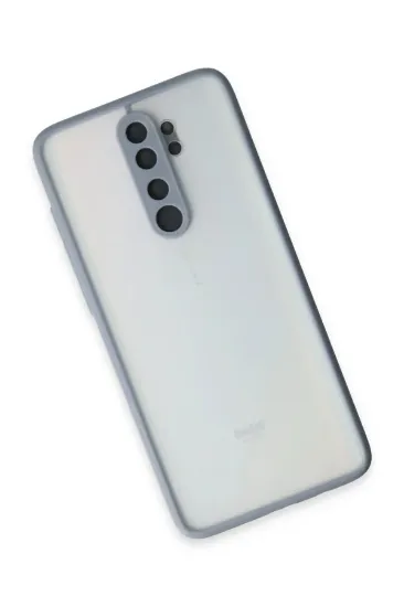 Newface Xiaomi Redmi Note 8 Pro Kılıf Montreal Silikon Kapak - Gri resmi