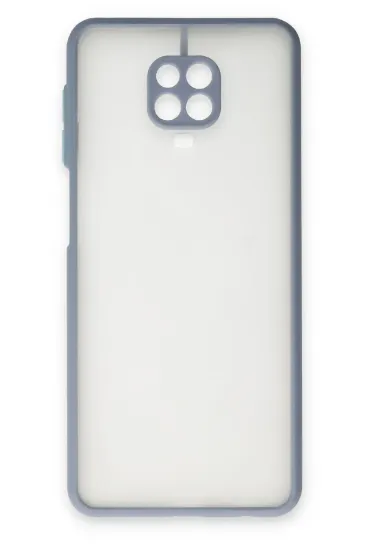 Newface Xiaomi Redmi Note 9 Pro Kılıf Montreal Silikon Kapak - Gri resmi