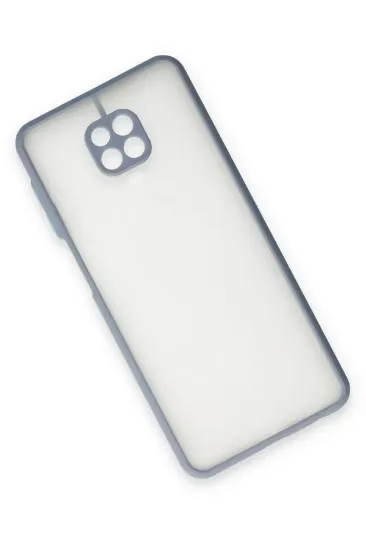 Newface Xiaomi Redmi Note 9 Pro Kılıf Montreal Silikon Kapak - Gri resmi