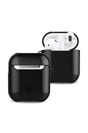 Newface Airpods 2 (2.nesil) 3in1 Kılıf - Siyah resmi