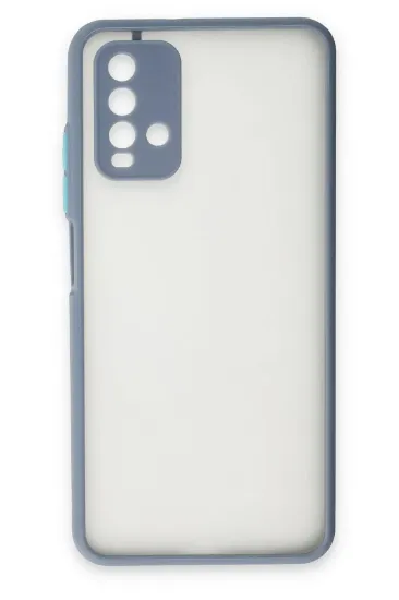 Newface Xiaomi Redmi 9T Kılıf Montreal Silikon Kapak - Gri resmi