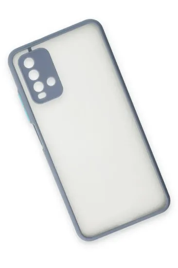 Newface Xiaomi Redmi 9T Kılıf Montreal Silikon Kapak - Gri resmi