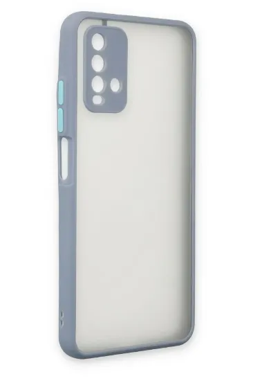 Newface Xiaomi Redmi 9T Kılıf Montreal Silikon Kapak - Gri resmi