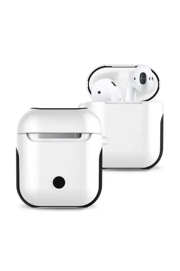 Newface Airpods 2 (2.nesil) 3in1 Kılıf - Beyaz resmi