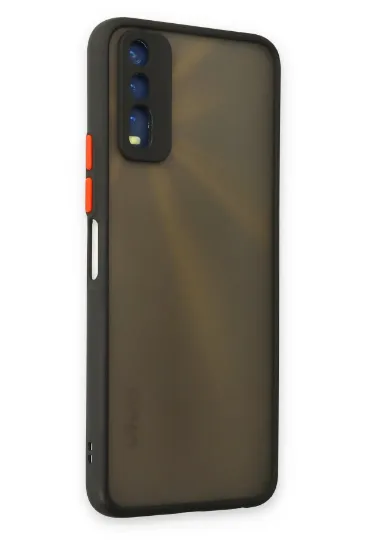 Newface Vivo Y11S Kılıf Montreal Silikon Kapak - Siyah resmi