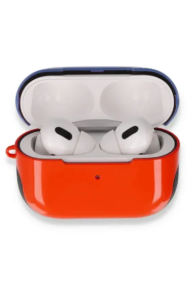 Newface Airpods 3 (3.nesil) 3in1 Kılıf - Kırmızı-Lacivert resmi