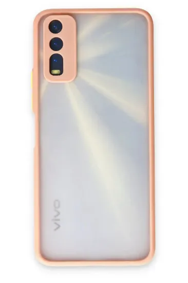 Newface Vivo Y11S Kılıf Montreal Silikon Kapak - Pembe resmi