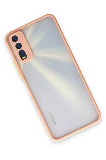 Newface Vivo Y11S Kılıf Montreal Silikon Kapak - Pembe resmi