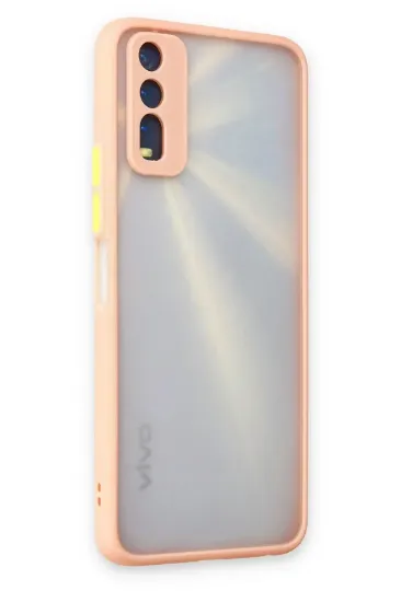 Newface Vivo Y11S Kılıf Montreal Silikon Kapak - Pembe resmi