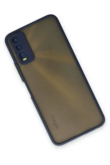 Newface Vivo Y11S Kılıf Montreal Silikon Kapak - Lacivert resmi