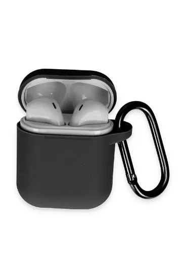 Newface Airpods 2 (2.nesil) Hang Kılıf - Siyah resmi