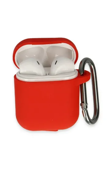 Newface Airpods 2 (2.nesil) Hang Kılıf - Kırmızı resmi