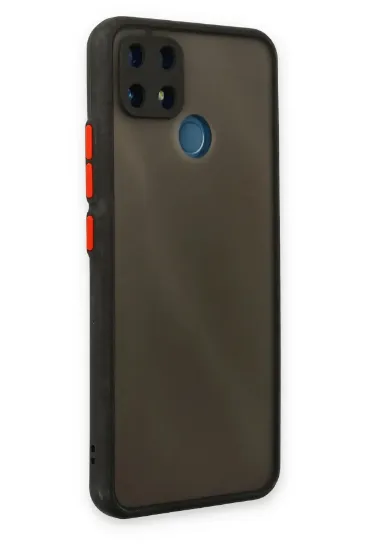 Newface Realme C25 Kılıf Montreal Silikon Kapak - Siyah resmi