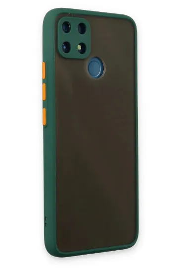 Newface Realme C25 Kılıf Montreal Silikon Kapak - Yeşil resmi