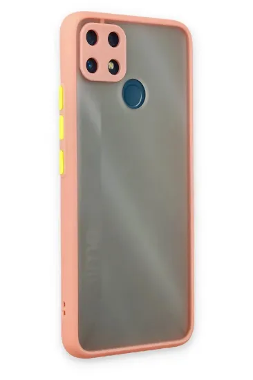 Newface Realme C25 Kılıf Montreal Silikon Kapak - Pembe resmi