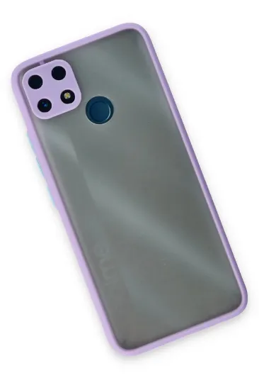 Newface Realme C25 Kılıf Montreal Silikon Kapak - Mor resmi