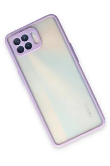 Newface Oppo Reno 4 Lite Kılıf Montreal Silikon Kapak - Mor resmi