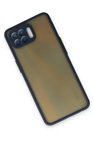 Newface Oppo Reno 4 Lite Kılıf Montreal Silikon Kapak - Lacivert resmi