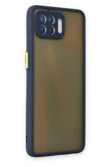 Newface Oppo Reno 4 Lite Kılıf Montreal Silikon Kapak - Lacivert resmi
