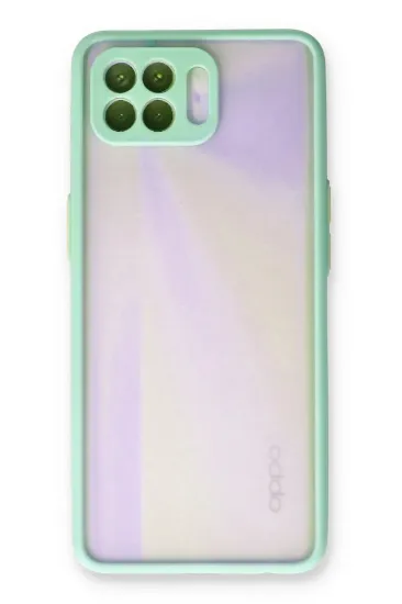 Newface Oppo Reno 4 Lite Kılıf Montreal Silikon Kapak - Turkuaz resmi