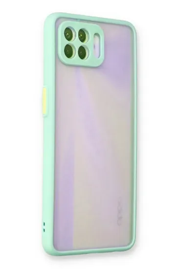 Newface Oppo Reno 4 Lite Kılıf Montreal Silikon Kapak - Turkuaz resmi