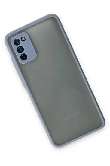 Newface Samsung Galaxy A02S Kılıf Montreal Silikon Kapak - Gri resmi
