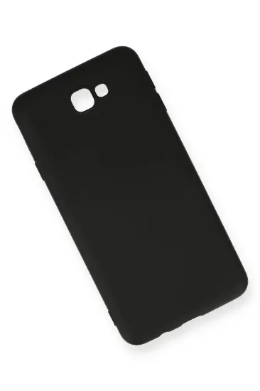 Newface Samsung Galaxy J7 Prime Kılıf Nano içi Kadife Silikon - Siyah resmi