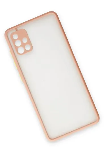 Newface Samsung Galaxy A51 Kılıf Montreal Silikon Kapak - Pembe resmi
