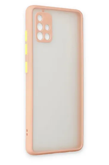 Newface Samsung Galaxy A51 Kılıf Montreal Silikon Kapak - Pembe resmi