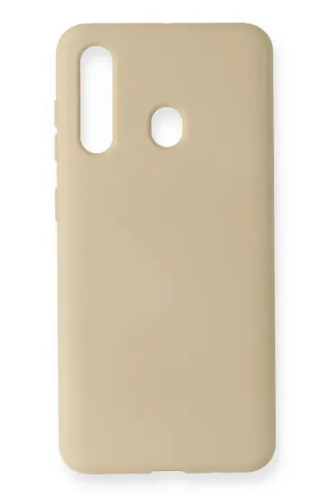 Newface Samsung Galaxy M40 Kılıf Nano içi Kadife Silikon - Kemik resmi