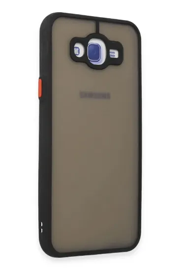 Newface Samsung Galaxy J7 Kılıf Montreal Silikon Kapak - Siyah resmi