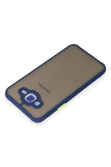 Newface Samsung Galaxy J7 Kılıf Montreal Silikon Kapak - Lacivert resmi