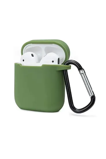 Newface Airpods 2 (2.nesil) Sert Silikon Kılıf - Yeşil resmi