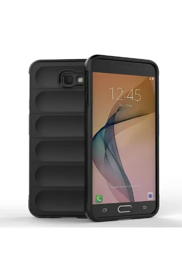 Newface Samsung Galaxy J7 Prime Kılıf Optimum Silikon - Siyah resmi