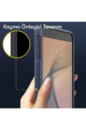 Newface Samsung Galaxy J7 Prime Kılıf Optimum Silikon - Kırmızı resmi