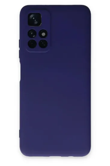 Newface Xiaomi Redmi Note 11T Kılıf Nano içi Kadife Silikon - Mor resmi