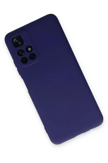Newface Xiaomi Redmi Note 11T Kılıf Nano içi Kadife Silikon - Mor resmi