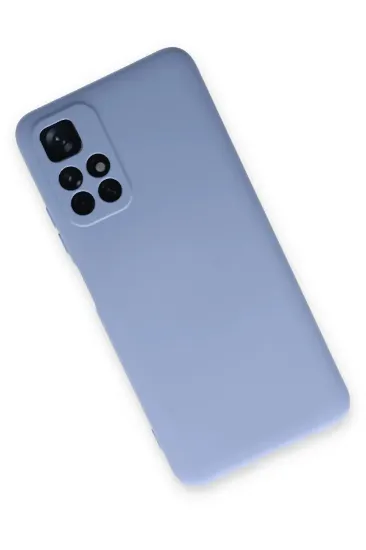 Newface Xiaomi Redmi Note 11T Kılıf Nano içi Kadife Silikon - Lila resmi
