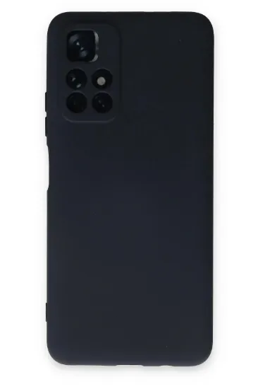 Newface Xiaomi Redmi Note 11T Kılıf Nano içi Kadife Silikon - Lacivert resmi