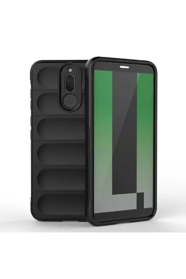 Newface Huawei Mate 10 Lite Kılıf Optimum Silikon - Siyah resmi