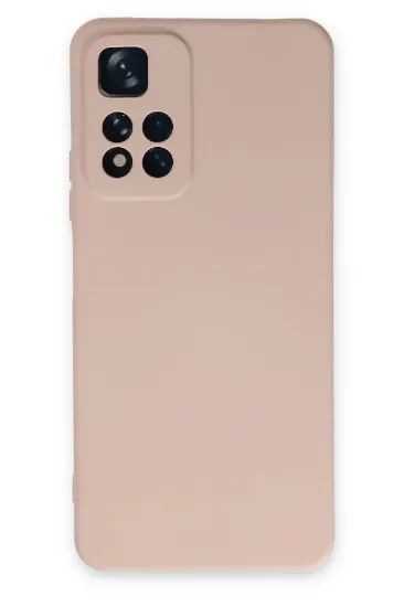 Newface Xiaomi Redmi Note 11 Pro Plus 5G Kılıf Nano içi Kadife Silikon - Pudra resmi